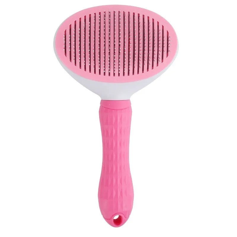 Escova Slicker Pet Premium – Remove Pelos, Nós e Sujeira com Massagem Relaxante Para Cães e Gatos