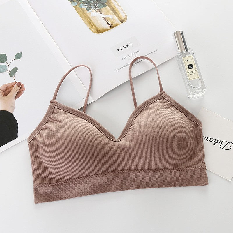 Sutiã Esportivo Sem Costura Push Up Bralette