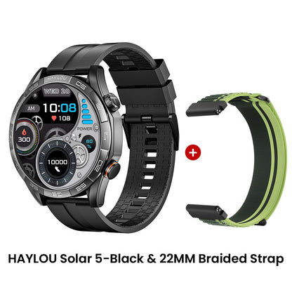 Relógio Smartwatch HAYLOU Solar 5 Amoled Display 60Hz 1.58''