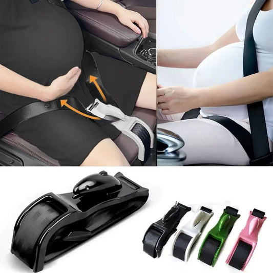 Cinto de segurança para assento de carro, cinto de suporte para barriga para mulher grávida