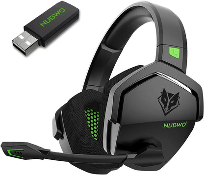 Fone de Ouvido Gamer NUBWO G06 Bluetooth 5.3 de 2,4 GHz Com Microfone