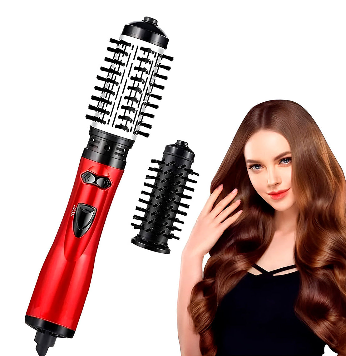 Escova Secadora Giratória Modeladora Seca Alisa 110v