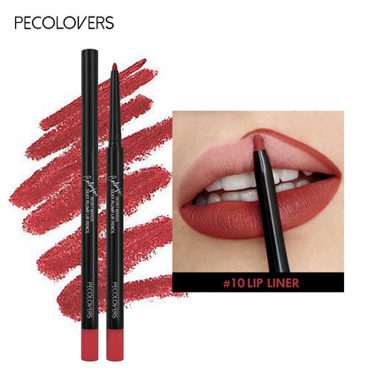 Lápis Labial Fosco à Prova D'água Pecolovers