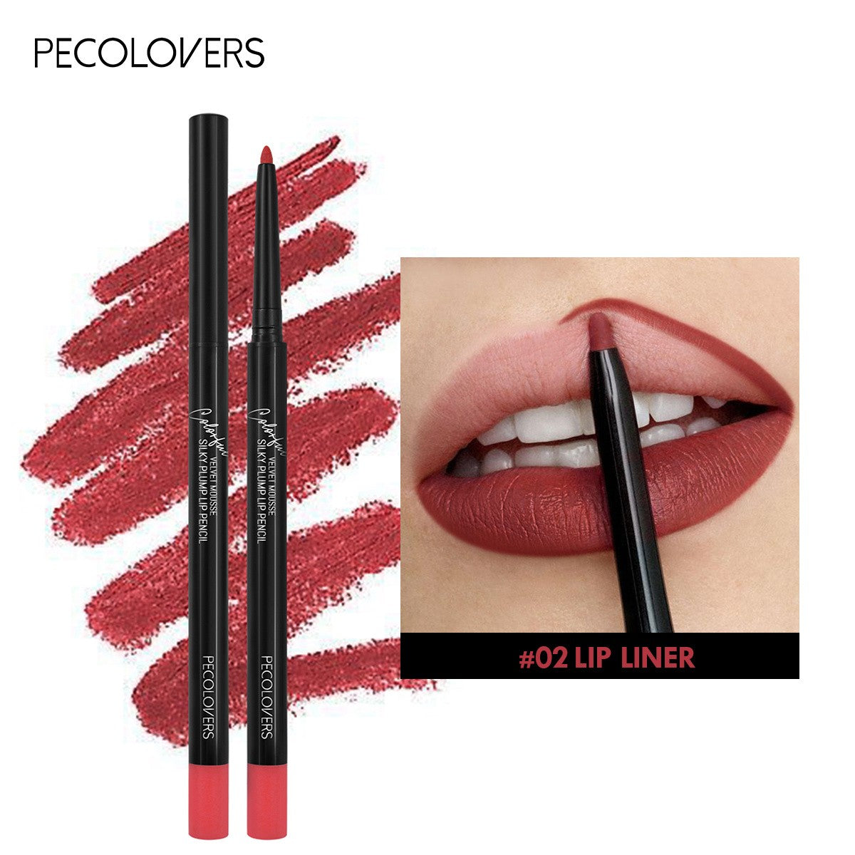 Lápis Labial Fosco à Prova D'água Pecolovers