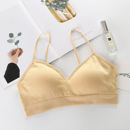 Sutiã Esportivo Sem Costura Push Up Bralette