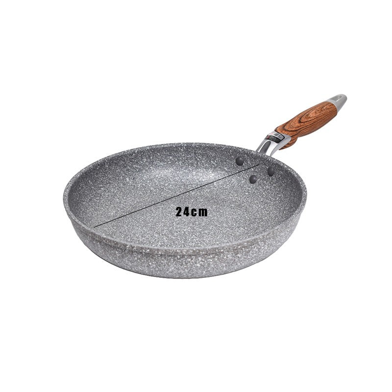 Frigideira Wok de Pedra Durável de Cerâmica Antiaderente de Indução