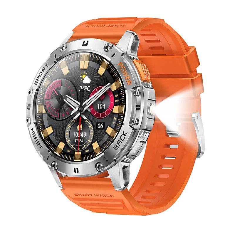 Relógio Smartwatch Para Android IOS Amoled Esportivo Com Lanterna