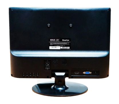 Monitor Brazil PC 15.4 HD LED, HDMI/VGA, Ajuste de Ângulo - 15BPC-KAN