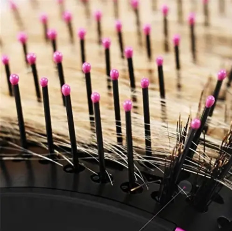 Escova Secadora 3 em 1 Hair Dryerand Styler 1000W -  Rosa e Preto 127V