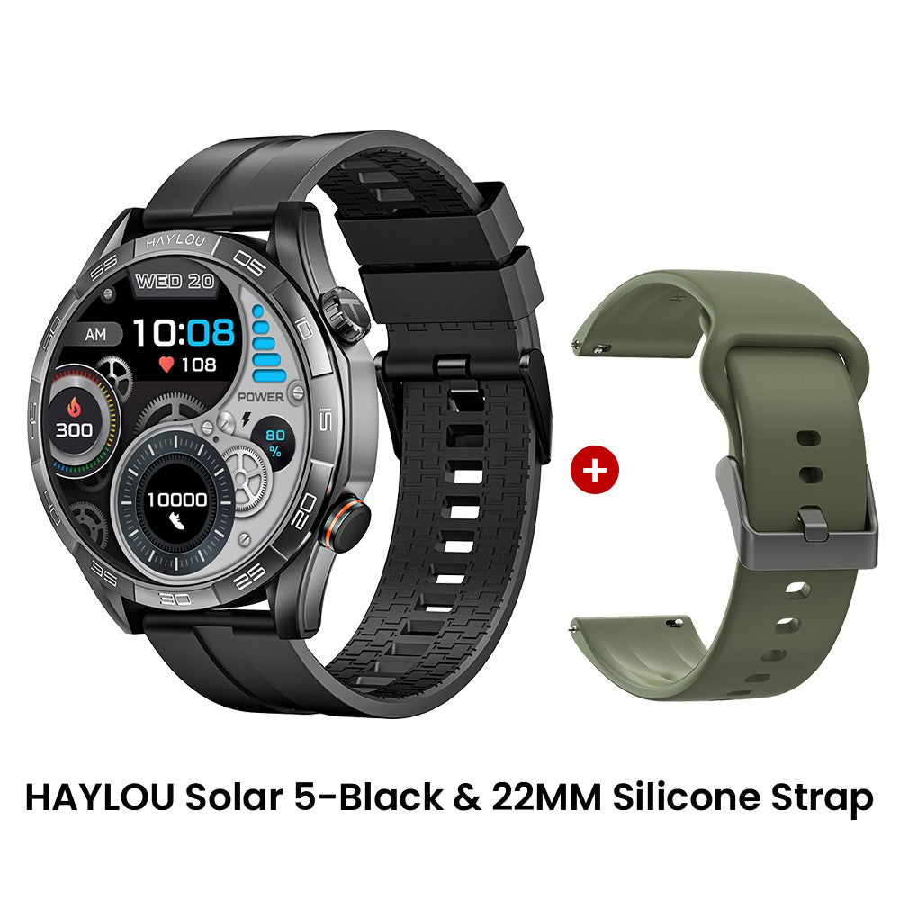 Relógio Smartwatch HAYLOU Solar 5 Amoled Display 60Hz 1.58''
