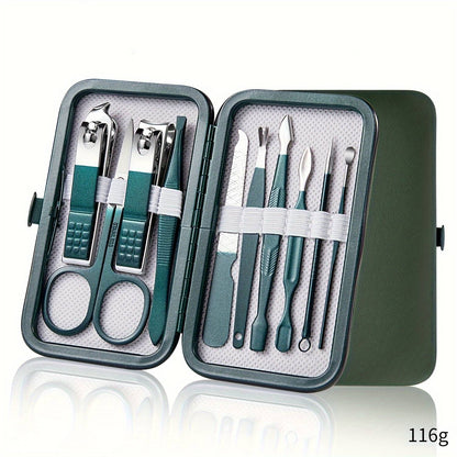 Conjunto De Manicure e Pedicure Em Aço Inoxidável