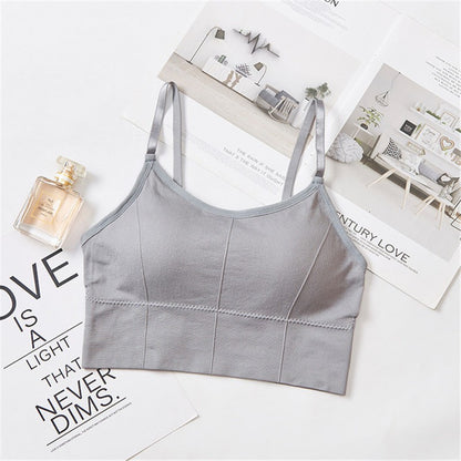 Sutiã Esportivo Sem Costura Push Up Bralette