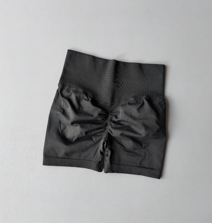 Shorts Feminino Cintura Alta e Aperto de Cintura