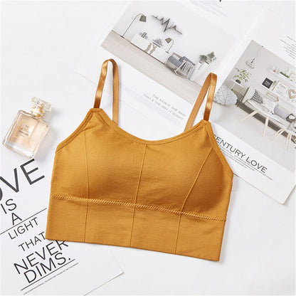 Sutiã Esportivo Sem Costura Push Up Bralette