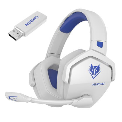 Fone de Ouvido Gamer NUBWO G06 Bluetooth 5.3 de 2,4 GHz Com Microfone