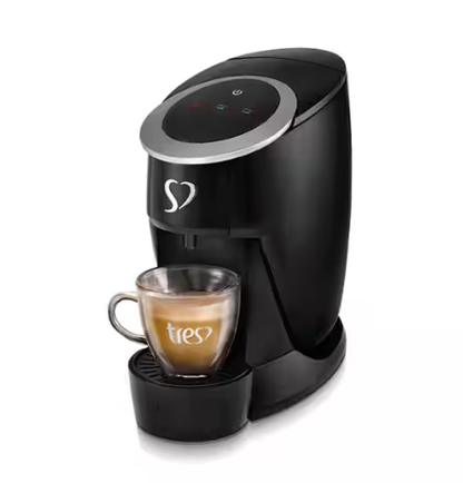 Cafeteira Touch para Espresso e Multibebidas, 220v, Preta, Três Corações - CX 1 UN