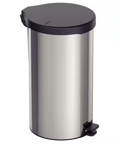 Lixeira inox com pedal New, 20L, Tramontina - CX 1 UN