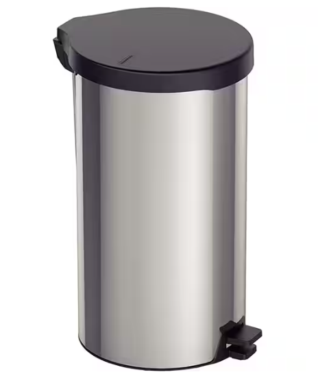 Lixeira inox com pedal New, 20L, Tramontina - CX 1 UN
