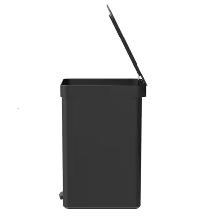 Lixeira plástica com pedal, 20L, Ou - CX 1 UN