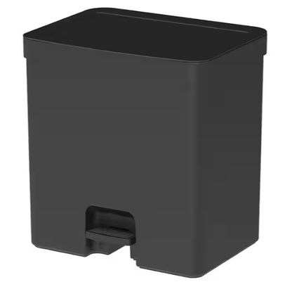 Lixeira plástica com pedal, 20L, Ou - CX 1 UN