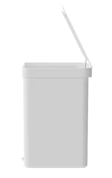 Lixeira plástica com pedal, 20L, Ou - CX 1 UN
