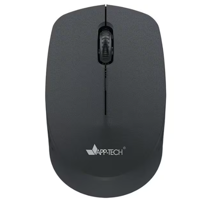 Mouse sem fio, 1200DPI, Preto, App-Tech - CX 1 UN