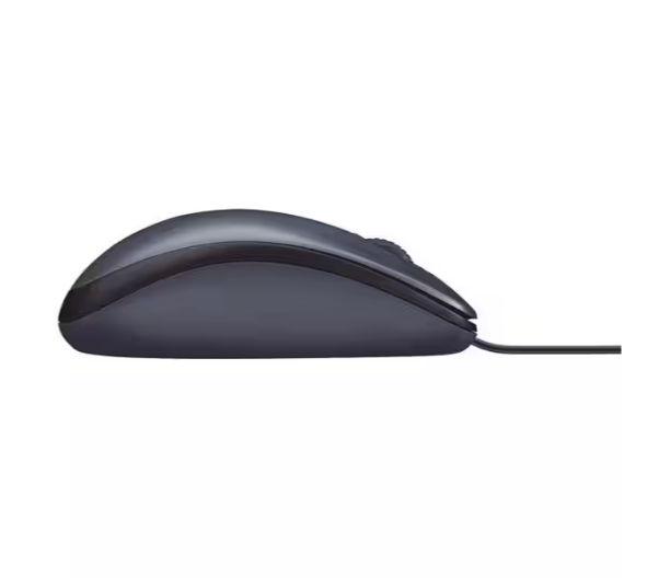 Mouse com fio USB Logitech M90 com Design Ambidestro e Facilidade Plug and Play BT 1 UN