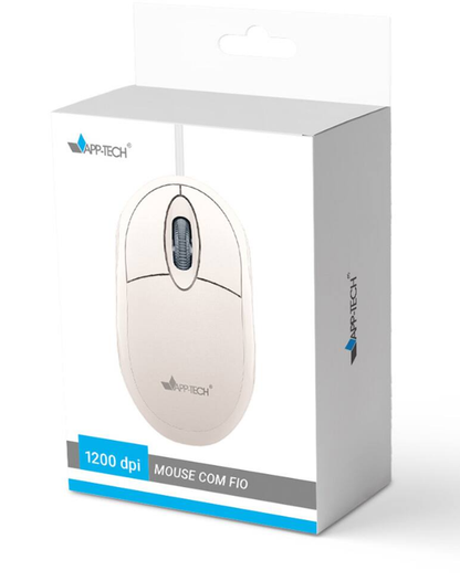 Mouse com fio USB Logitech M90 com Design Ambidestro e Facilidade Plug and Play BT 1 UN