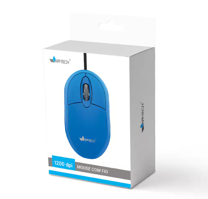 Mouse com fio USB Logitech M90 com Design Ambidestro e Facilidade Plug and Play BT 1 UN