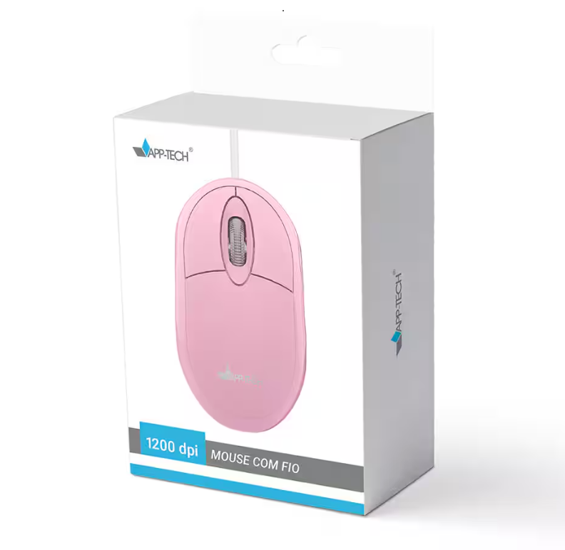 Mouse com fio USB Logitech M90 com Design Ambidestro e Facilidade Plug and Play BT 1 UN